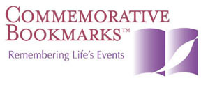 Commemorative Bookmarks memorials weddings engagements birthdays important occasions